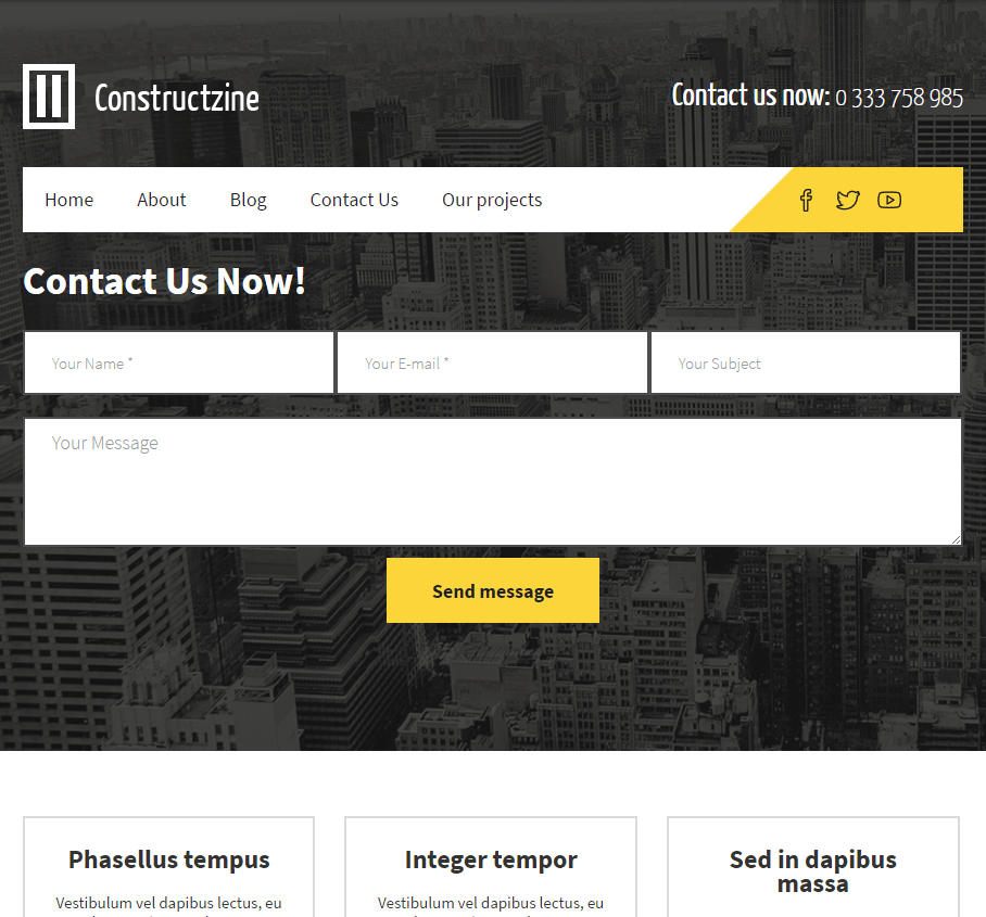 constructzine pro theme