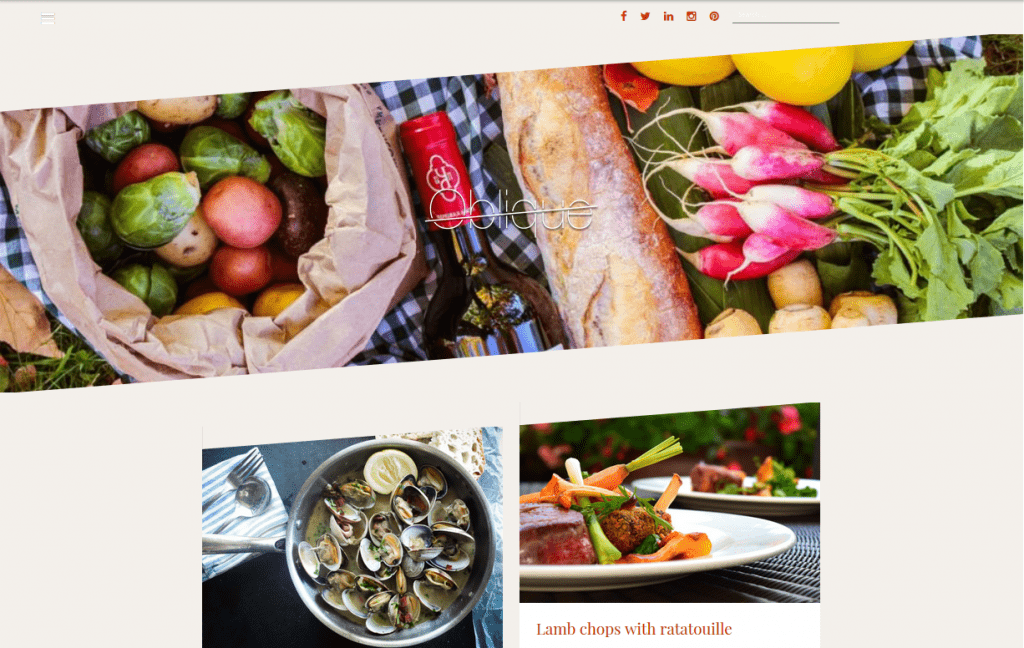 oblique pro theme