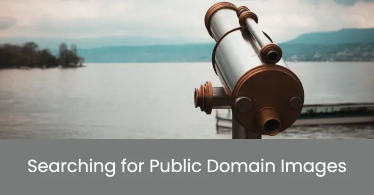 Searching for public domain images