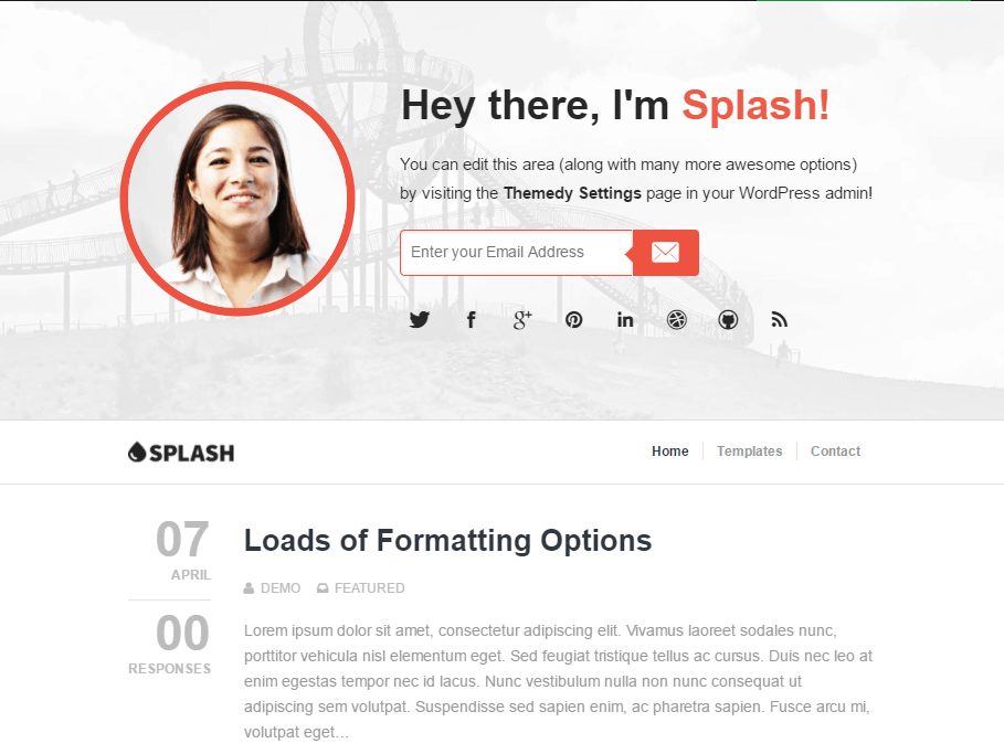 splash