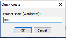 laracon quick create WordPress site