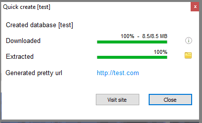 laracon wordpress install progress screen
