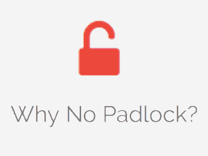 why no padlock