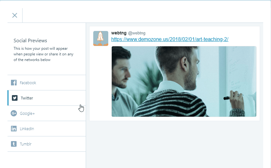 jetpack twitter preview