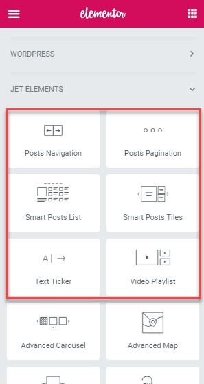 crocoblock blog widgets