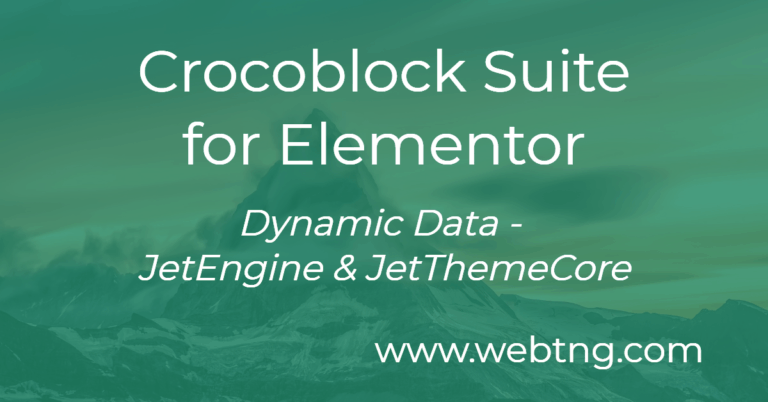crocoblock dynamic data