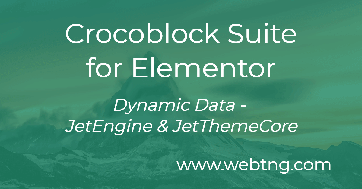 crocoblock dynamic data