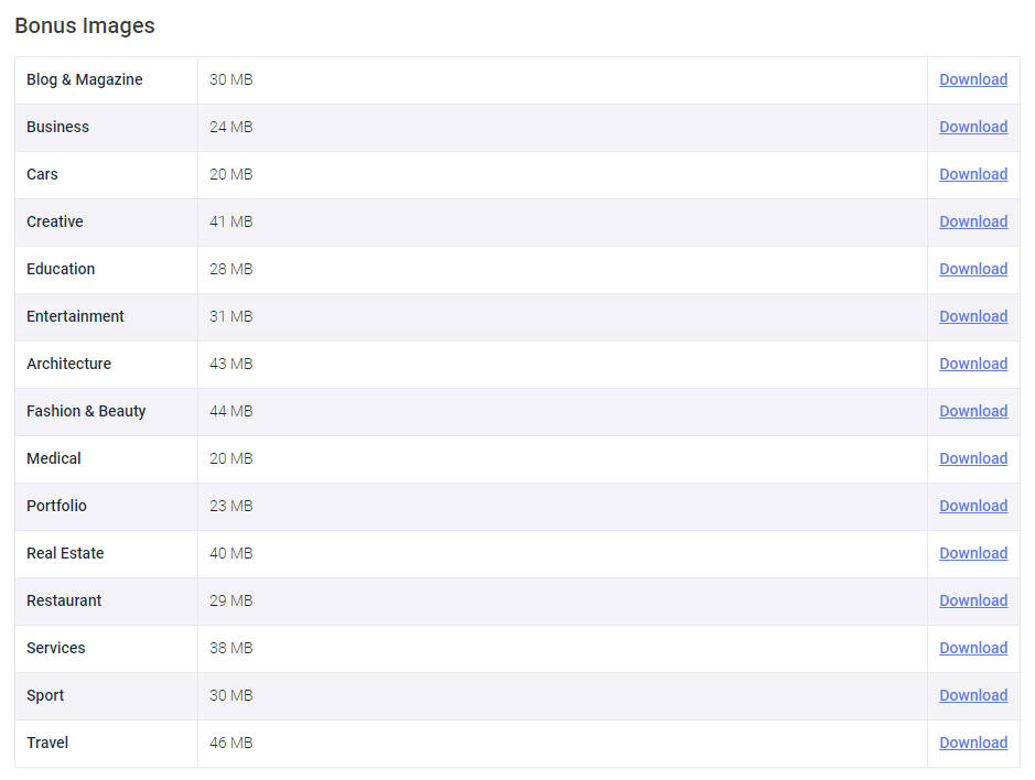 curated image bundles