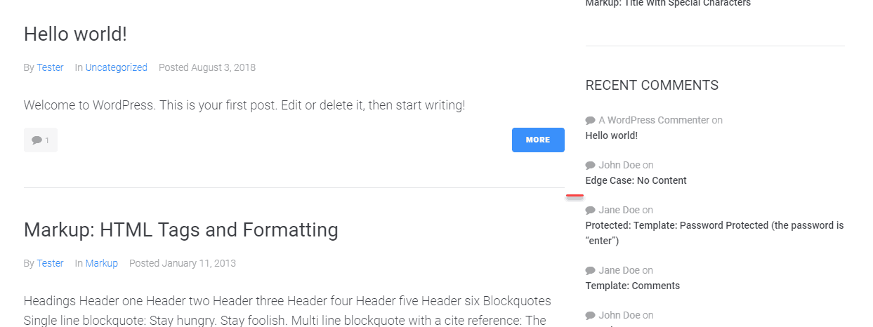 kava content sidebar spacing