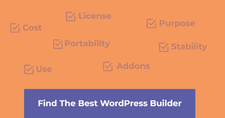 Find The Best WordPress Builder