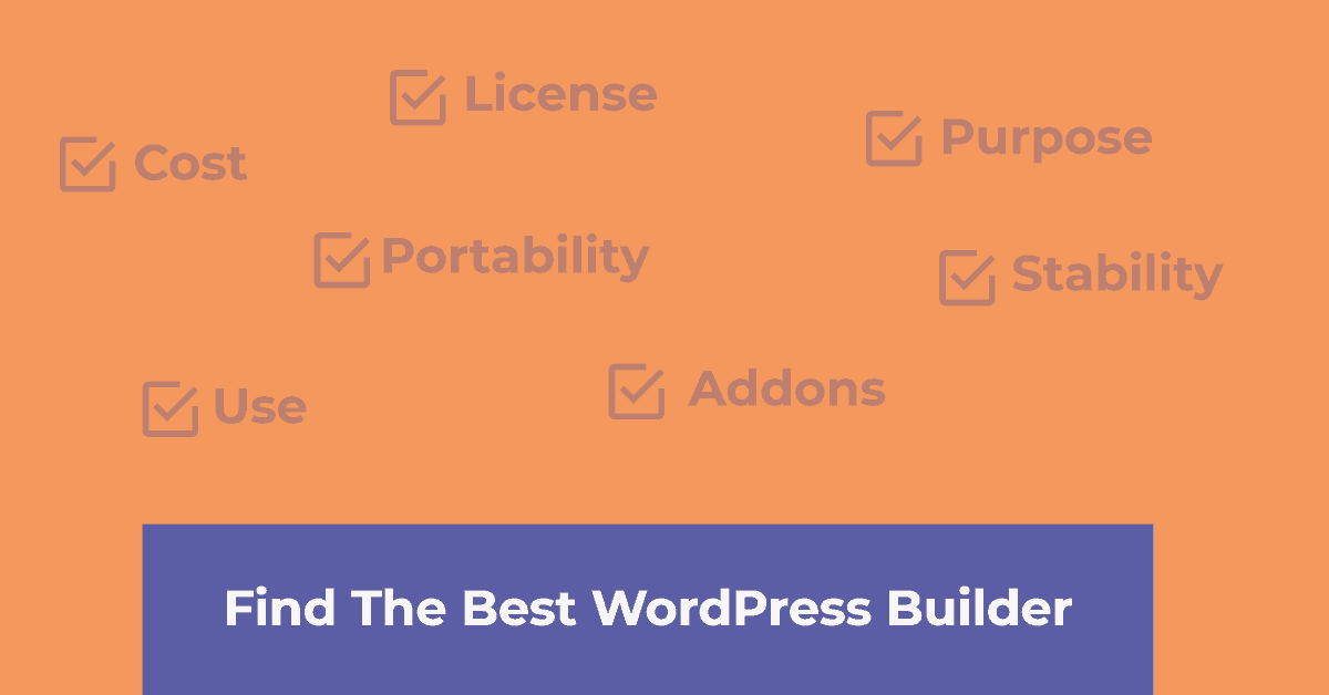 Find the best wordpress builder