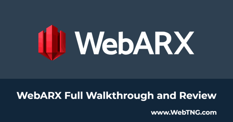webarx full walkthrough and review