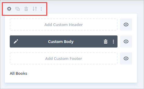 Divi advanced template options