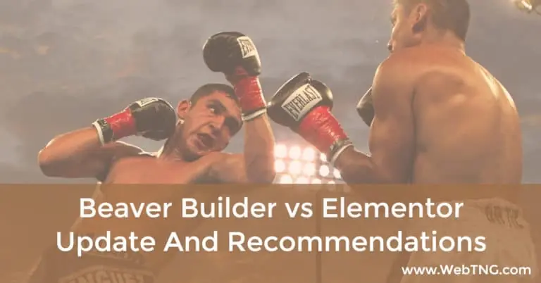 beaver builder vs elementor update