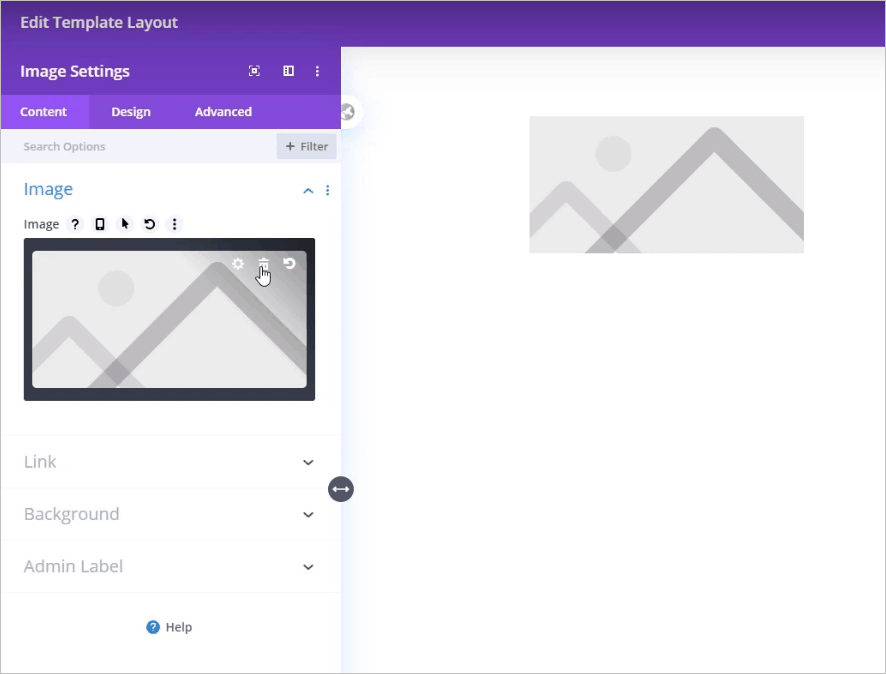 divi image module settings