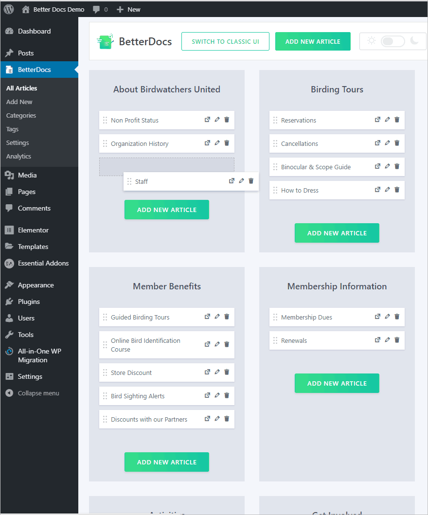 BetterDocs - A Knowledge Base For Your Site - WebTNG