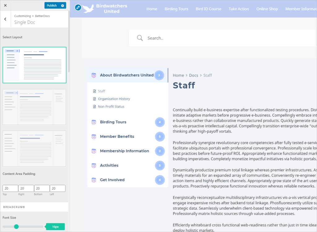 BetterDocs - A Knowledge Base For Your Site - WebTNG
