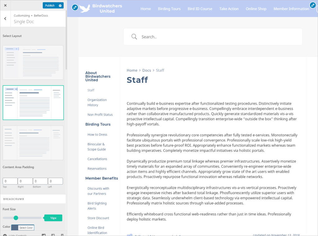 BetterDocs - A Knowledge Base For Your Site - WebTNG