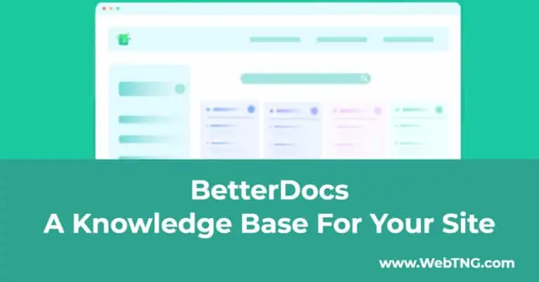 betterdocs knowledge base plugin