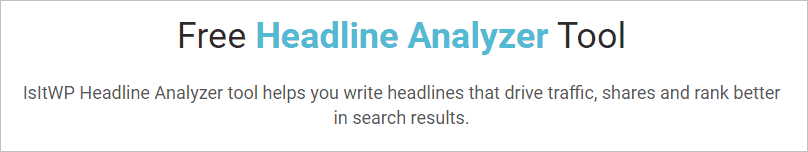 Headline Tool