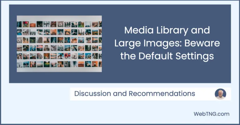 Media library settings