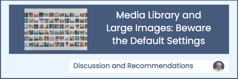 Media library settings