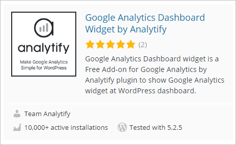 Analytify - A Good Free Google Analytics Plugin - WebTNG