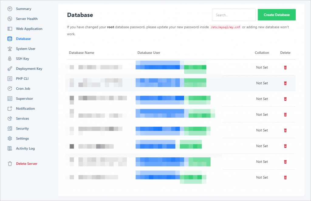 Database Collation Not Set
