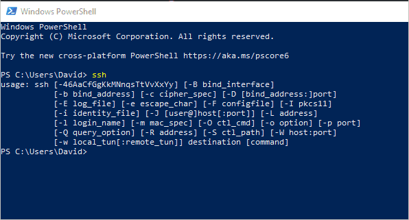 Powershell Ssh Test