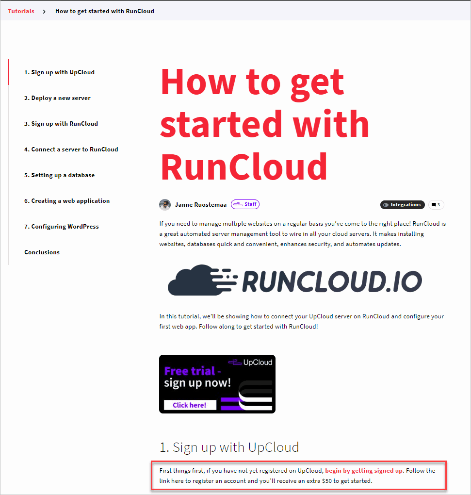 Upcloud Tutorial With Promotion