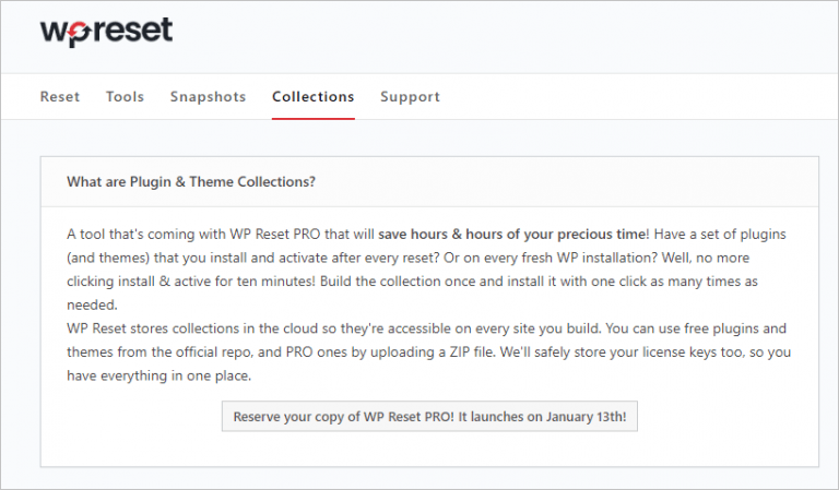 WP Reset Pro - A Power Tool for Site Builders - WebTNG