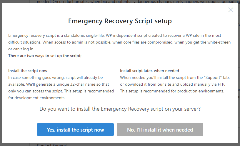 Wp Reset Onboarding Wizard Step 3 Emergency Recovery Script