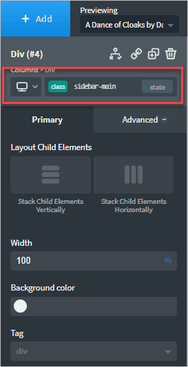 Added Class To Div