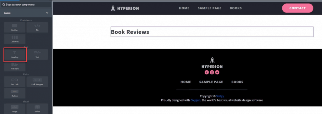 Book Archive Heading Added