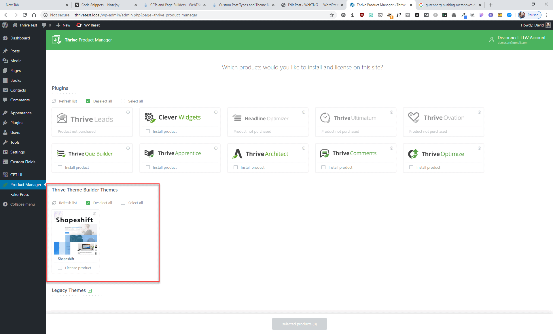 Custom Post Types and Theme Builders – Part Eight Thrive Theme Builder ...