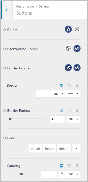 Button Settings