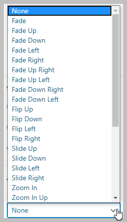 Column Animate On Scroll List