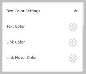 Row Test Color Settings