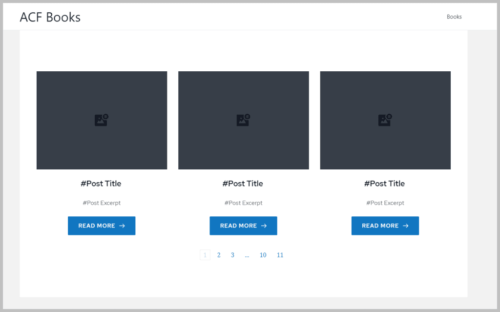 Archive Page Example
