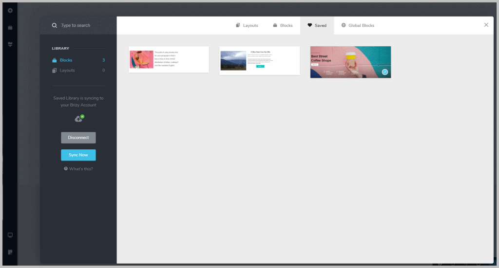 Block Available On Local Site