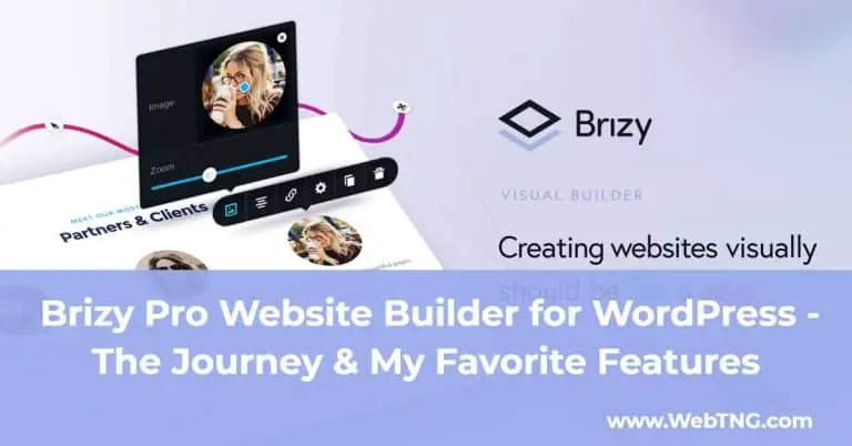 Brizy - The Journey and My Favorite Features