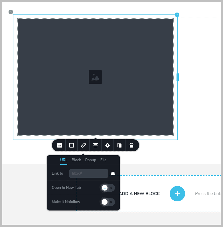 Image Link Settings