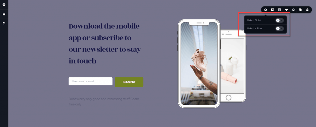 Slider Toggle