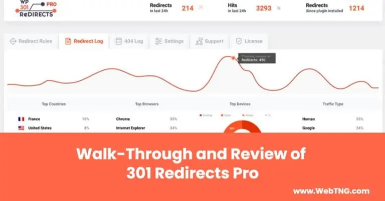 Walk Through And Review Of 301 Redirects Pro