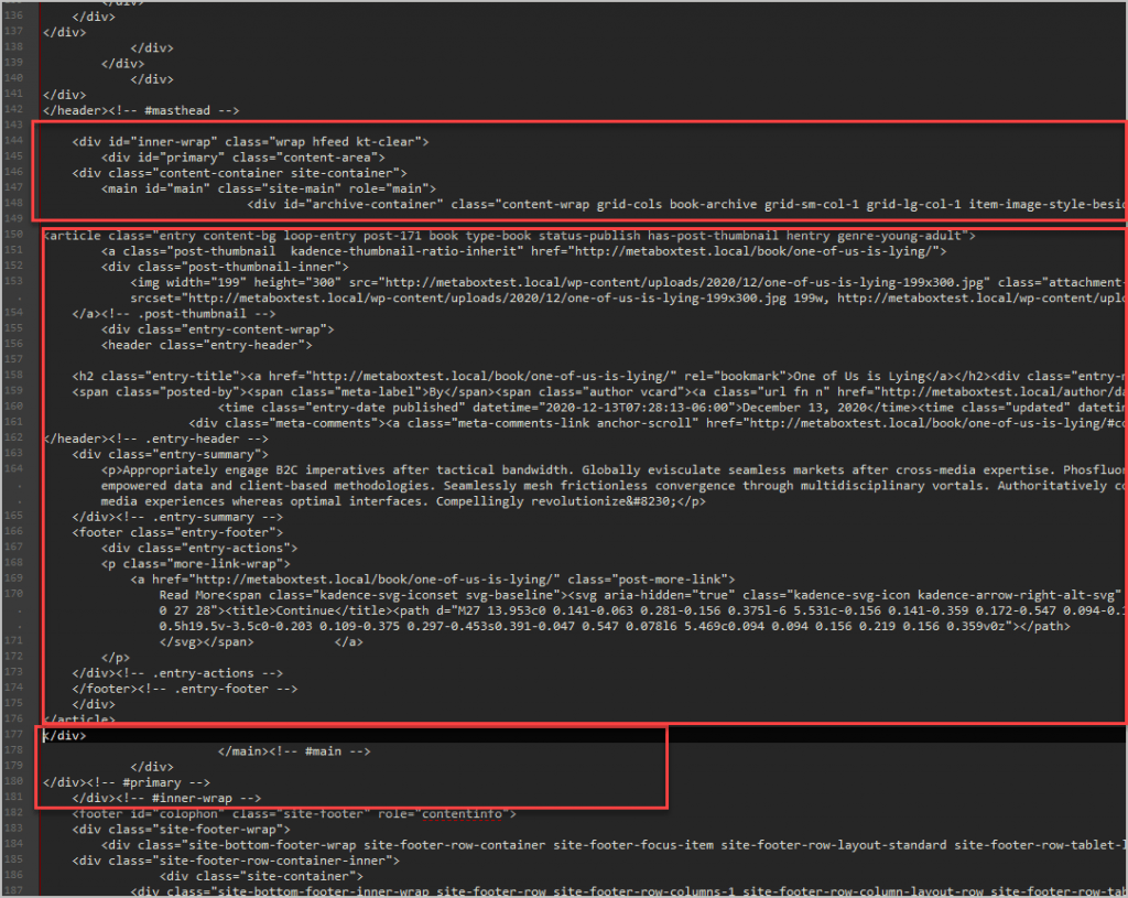 Default Archive Source