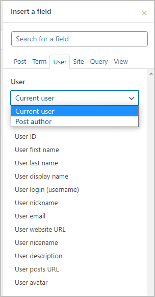 Mbv User Tab