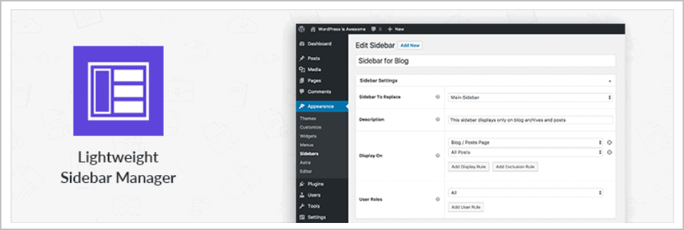 Lightweight Sidebar Manager