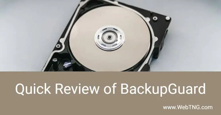 Quick Review of BackupGuard