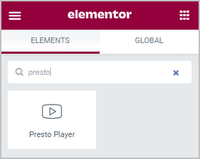 elementor widget