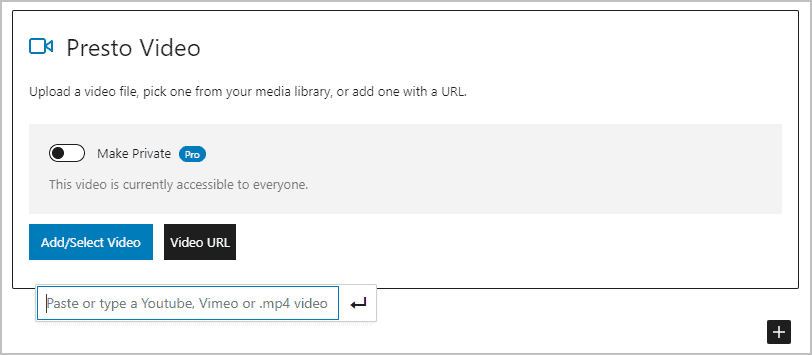 presto free video block url option